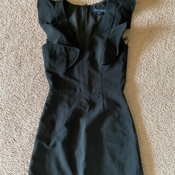 French Connection Whisper Ruffle Mini Dress - Picture 4 of 7